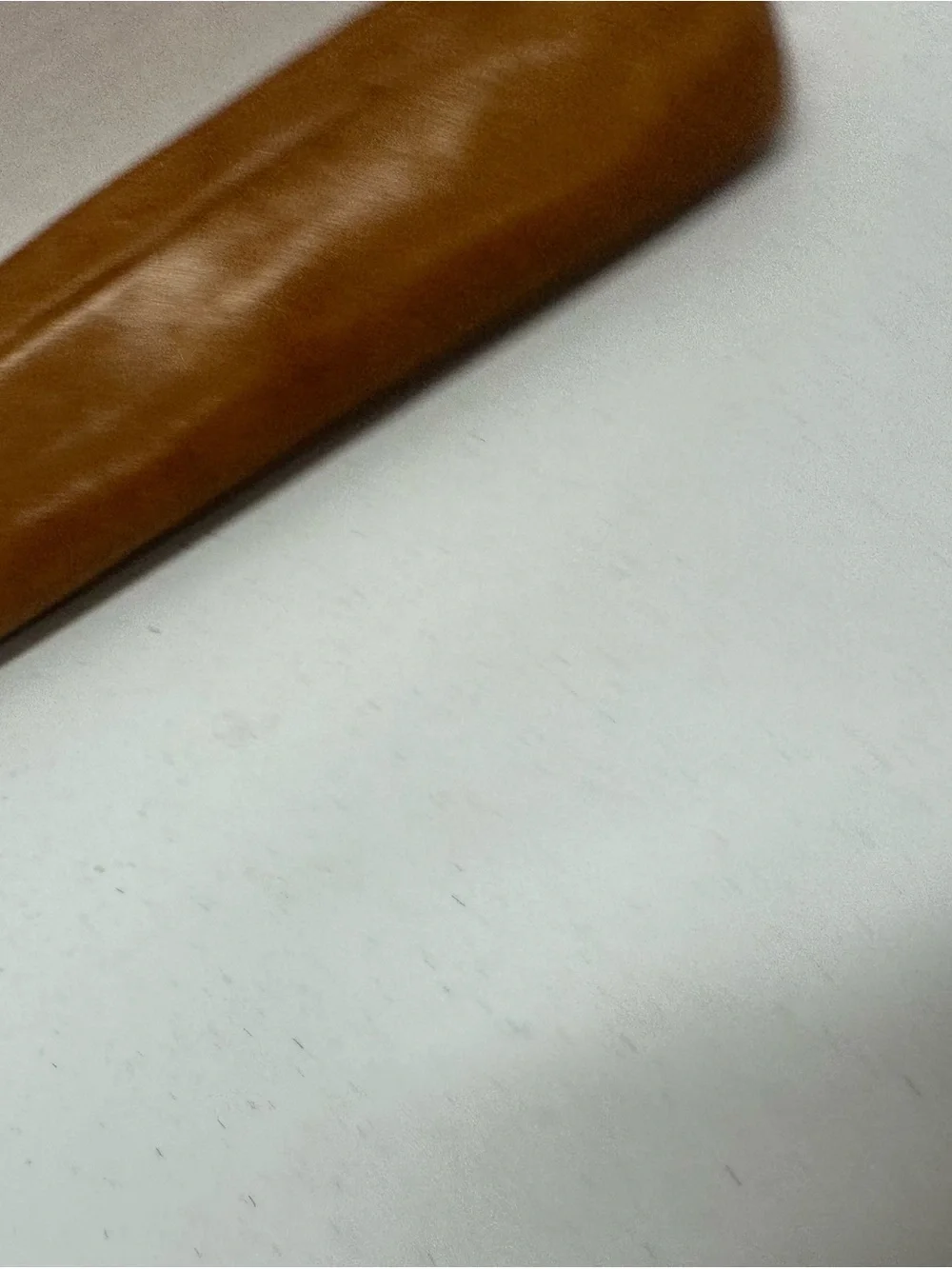 TUMI 40th Anniversary 1975 Brown Leather Pencil Case Cord Tech Pouch